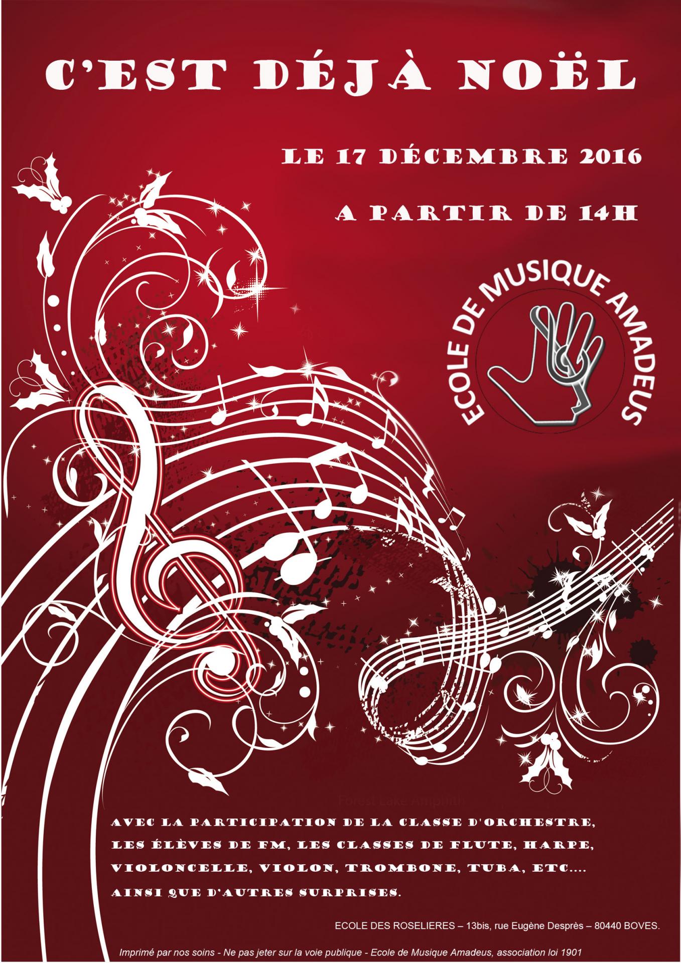 Affiche amadeus 17 12 2016