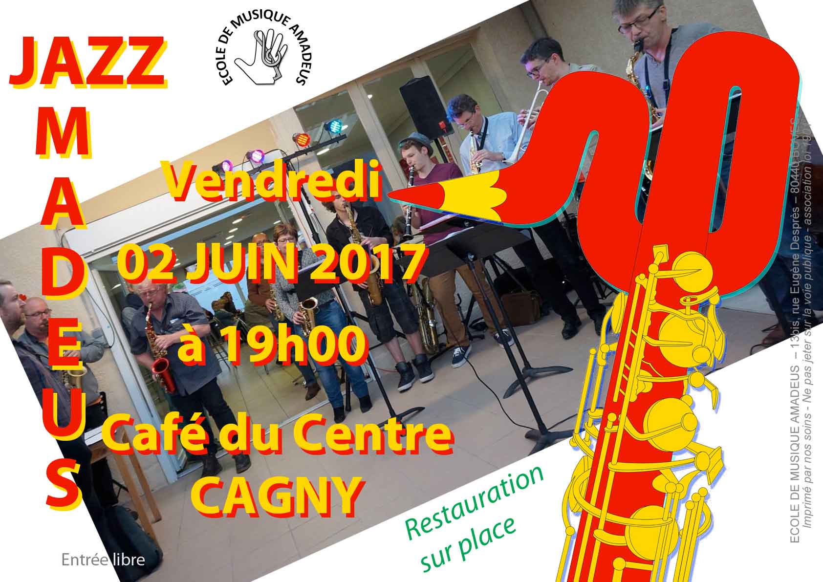 Affiche jazz cagny 1
