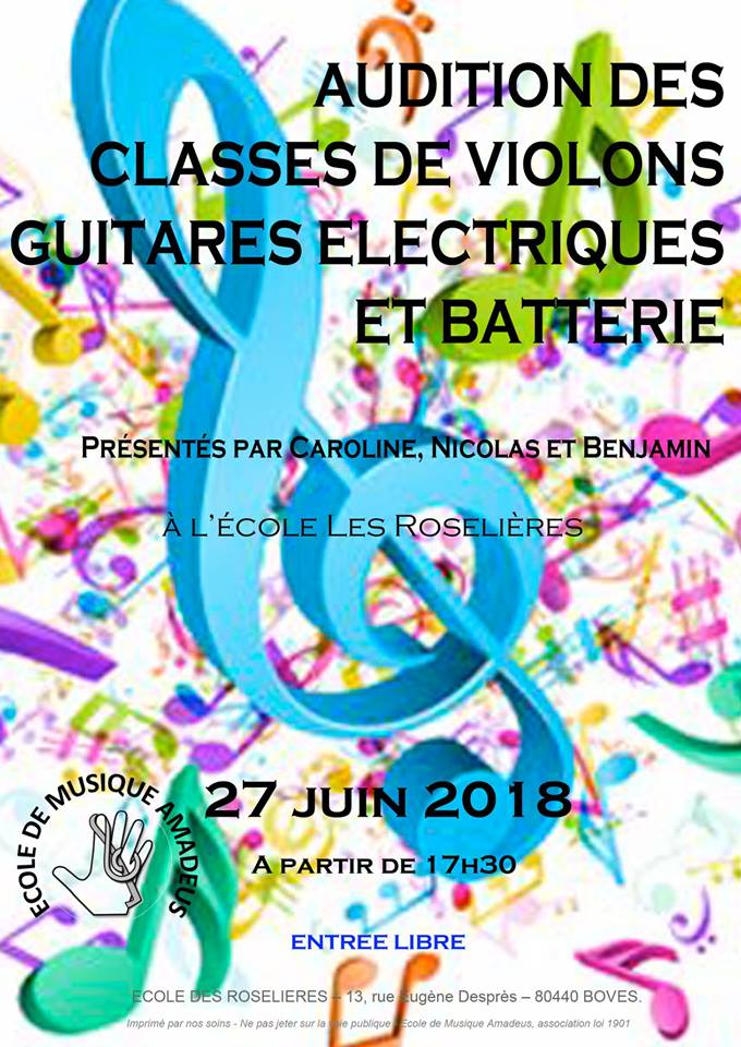 Violon guitare batterie